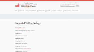 Imperial Valley College | ASCCC