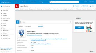 ImportGenius | Crunchbase