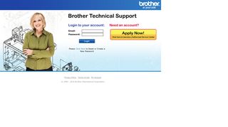 Brother Support - Login