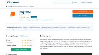 Impraise Reviews and Pricing - 2019 - Capterra