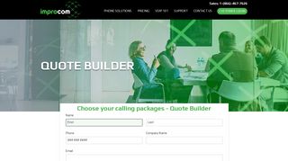 VoIP Systems For Businesses - Quote Builder - Improcom Global