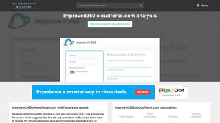 Improveit 360 Cloudforce. improveit 360 - Customer Secure Login Page