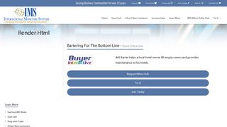 Buyer Interactive - IMS Barter Trade Exchange Network