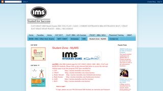 IMS Malleswaram: Student Zone - MyIMS