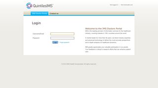 the IMS Doctors Portal