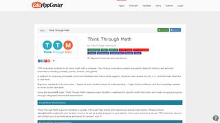 Think Through Math - Edu App Center