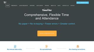TimeFiler: Time Tracking | Timesheet, Leave Management & Roster