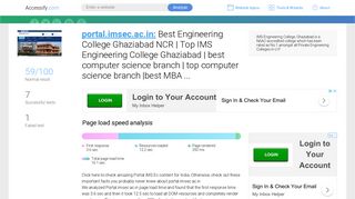 Access portal.imsec.ac.in. Best Engineering College Ghaziabad NCR ...