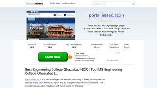 Portal.imsec.ac.in website. Best Engineering College Ghaziabad NCR ...
