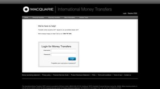 Login | IMT International Money Transfers