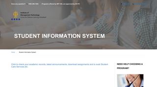 Student Information System - IMT-Best Distance Learning ... - IMT cdl