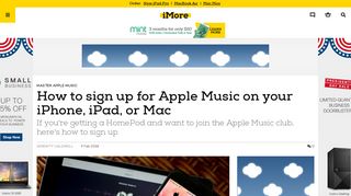 How to sign up for Apple Music on your iPhone, iPad, or Mac | iMore