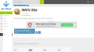 IMVU 2Go 1.22 for Android - Download