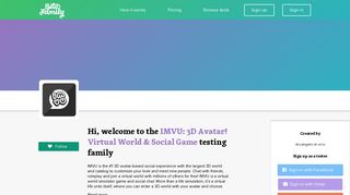 IMVU: 3D Avatar! Virtual World & Social Game looking ... - Beta Family