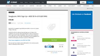 Swagbucks: IMVU Sign Up + 4000 SB for $10 ($30 MM) - Page 6 ...