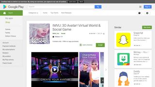 IMVU: 3D Avatar! Virtual World & Social Game - Apps on Google Play