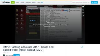 IMVU Hacking accounts 2017 / Script and exploit work! (Hack accout ...