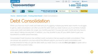 Debt Consolidation | Consolidated Credit Solutions