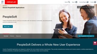 Oracle PeopleSoft Applications | Oracle