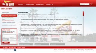 Store Associate - In-N-Out Burger