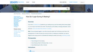 How do I login during a meeting? – Zoom Help Center