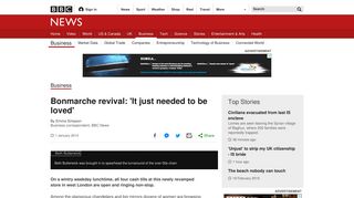 Bonmarche revival: 'It just needed to be loved' - BBC News