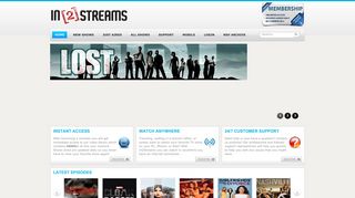 In2Streams On-Demand TV - Internet TV - TV Online - Watch TV on ...