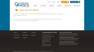 Coulee Medical Center > INBC Blood Drive
