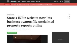 State's INBiz website now lets business owners file unclaimed ...