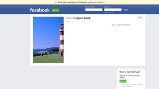 Log-in book | Facebook