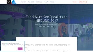 The 6 Must-See Speakers at INBOUND 2017 | Rival IQ