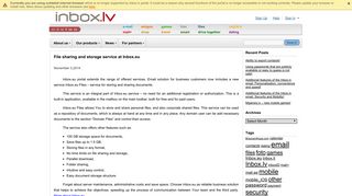 File sharing and storage service at Inbox.eu - Inbox Company
