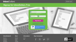 Member Login - Sign Up To Become a Member - InboxDollars