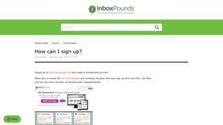 How can I sign up? – InboxPounds®