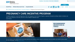 Pregnancy Care Incentive Program-Blue Cross and Blue Shield's ...