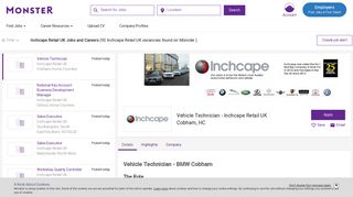 Inchcape Retail UK Job Vacancies - Apply For Jobs at Inchcape Retail ...