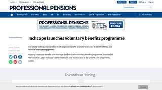 Inchcape launches voluntary benefits programme