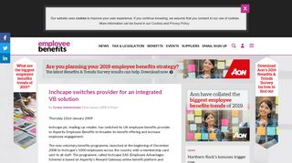 Inchcape switches provider for an integrated VB solution - Employee ...