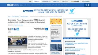 Inchcape Fleet Services and FMG launch outsourced incident ...