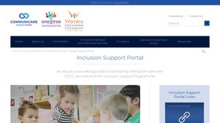 Inclusion Support Portal - Communicare WAIA - WA Inclusion Agency