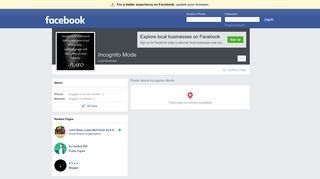 Incognito Mode - Local Business | Facebook