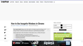 How to Use Incognito Windows in Chrome | Google Chrome Tips