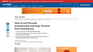 How to surf the web anonymously and keep Chrome from tracking you