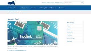 Member card - Incolink