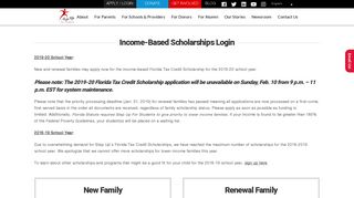 Income-based scholarship login | Step Up For Students