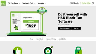 Free Tax Software | Filing Taxes Online – H&R Block Canada