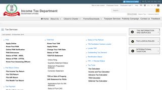 e-Services - Income Tax Department