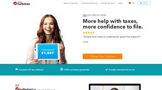 TurboTax® 2019 - Canada's #1 Income Tax Software. File for Free!