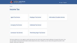 Online Services - Income Tax