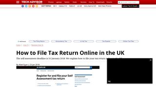 How to File Tax Return Online in the UK - Tech Advisor